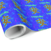 chinese tranquiliteitssymbool blauw papier (Rol Hoek)