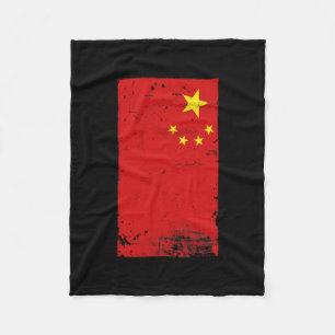 Chinese trots Reis Vakantie China Vlag Fleece Deken