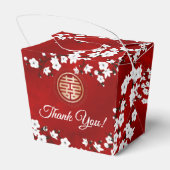 Chinese Trouwrood Wit Goud Bedankt Bedankdoosjes (Achterkant)