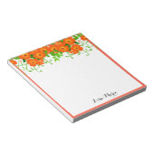 Chinese Trumpet Vine - Aangepaste laptop Notitieblok (Schuin)