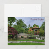 Chinese tuin briefkaart (Voorkant / Achterkant)