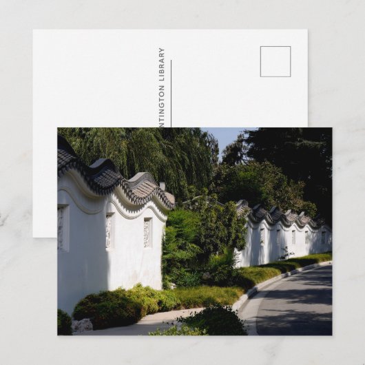 Chinese tuin - Huntington Library California Briefkaart (Voorkant / Achterkant)