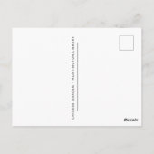 Chinese tuin - Huntington Library California Briefkaart (Achterkant)