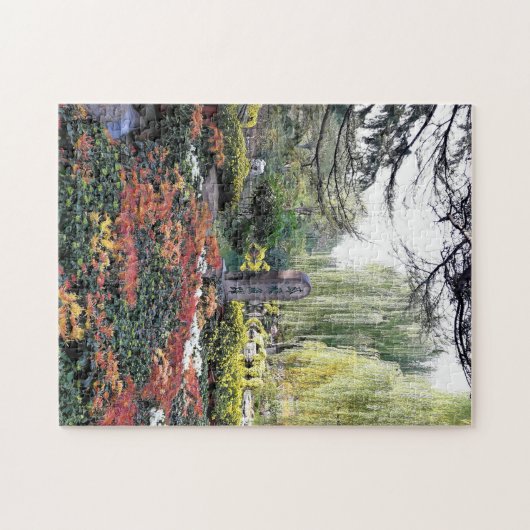 Chinese tuin legpuzzel (Horizontaal)