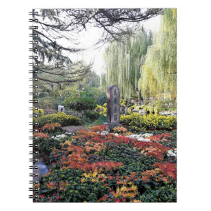 Chinese tuin notitieboek