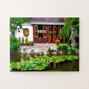 Chinese tuin Portland Oregon. Legpuzzel