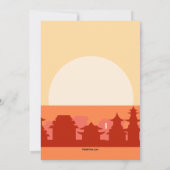 Chinese uitnodiging tot feestvieren (Achterkant)