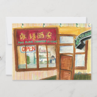 Chinese uitnodiging tot inschrijving op Cuisine (P