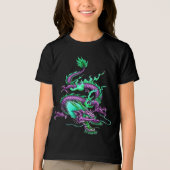 Chinese Underworld Dragon Mythical Waterway  Tri-Blend Shirt (Voorkant)