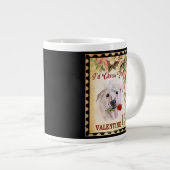 Chinese  Valentijn Dog met Roos Grote Koffiekop (Voorkant rechts)