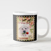 Chinese  Valentijn Dog met Roos Grote Koffiekop (Rechts)