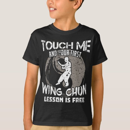 Chinese vechtsporten Wing Chun T-shirt (Voorkant)