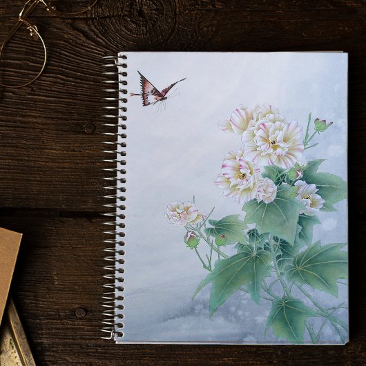 Chinese ventilator met vlinder notitieboek