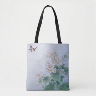 Chinese ventilator met vlinder tote bag