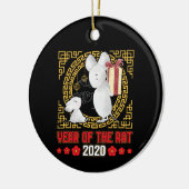 Chinese verjaardag Geboren in jaar 2020 Keramisch Ornament (Links)