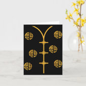 Chinese Vietnamese Lunar New Year Outfit For Men A Kaart (Gele Bloem)