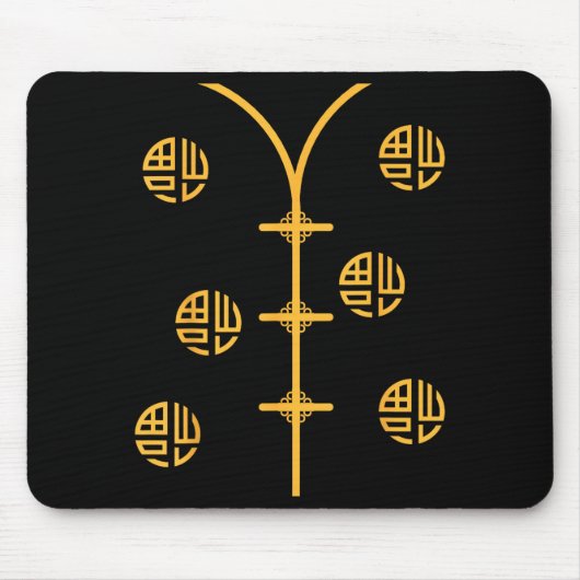 Chinese Vietnamese Lunar New Year Outfit For Men A Muismat (Voorkant)