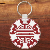 Chinese vijfwielzinnen met lange levensduur sleutelhanger (Voorkant)