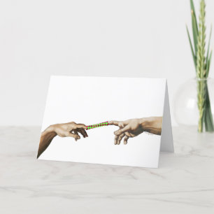 Chinese Vingerval Birthday-kaart Kaart