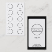 Chinese Visitekaartje voor restaurants Loyalty (Voorkant / Achterkant)