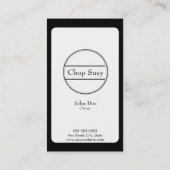 Chinese Visitekaartje voor restaurants Loyalty (Achterkant)