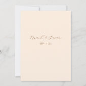 Chinese Vlaamse Lijst - Uitnodiging tot bruiloft (Achterkant)