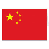 Chinese vlag (Voorkant Horizontaal)