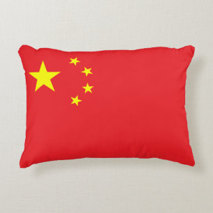 Chinese vlag accent kussen