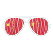 Chinese vlag aviator zonnebril (Voorkant)