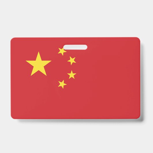 Chinese vlag badge (Voorzijde)