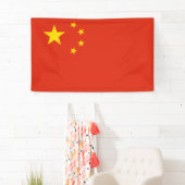 Chinese vlag Banner (Insitu)