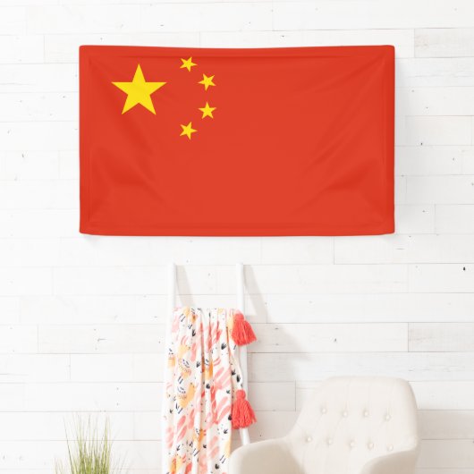 Chinese vlag Banner (Insitu)