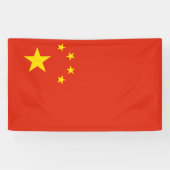 Chinese vlag Banner (Horizontaal)