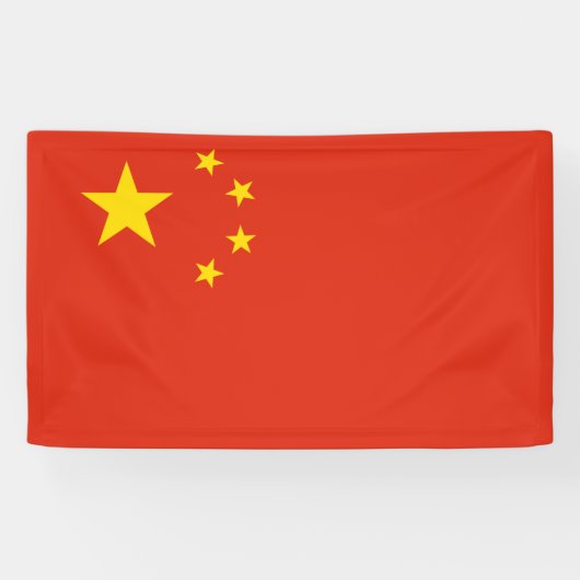 Chinese vlag Banner (Horizontaal)