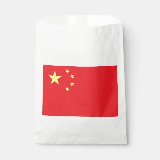 Chinese vlag bedankzakje (Voorkant)