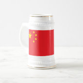 Chinese vlag bierpul (Voorkant links)