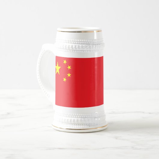 Chinese vlag bierpul (Voorkant links)
