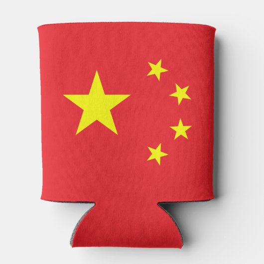 Chinese vlag blikjeskoeler (Achterkant)