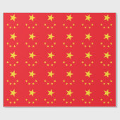 Chinese vlag cadeaupapier (Vlak)