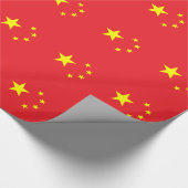 Chinese vlag cadeaupapier (Hoek)