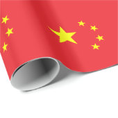 Chinese vlag cadeaupapier (Rol Hoek)