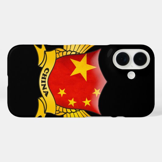 Chinese vlag Case-Mate iPhone case (Achterkant (horizontaal))