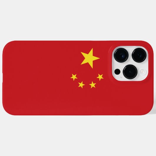 Chinese vlag Case-Mate iPhone case (Achterkant (horizontaal))