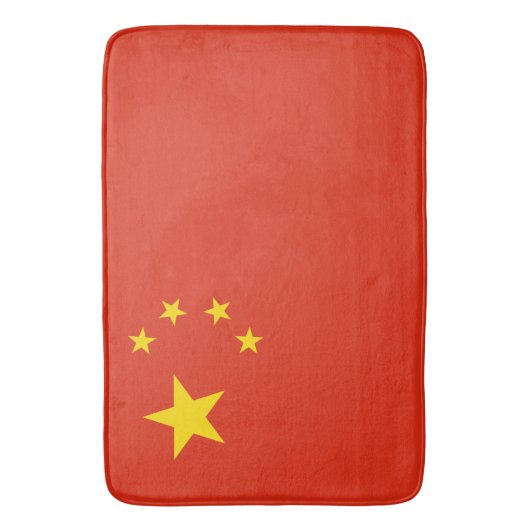 Chinese vlag (China) Bath Mat (Voorkant Verticaal)