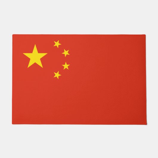 Chinese vlag (China) Deurmat (Voorkant)
