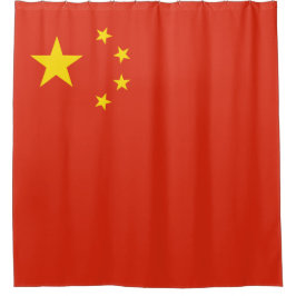 Chinese Vlag (China) Douchegordijn