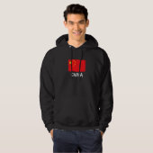 Chinese Vlag China Hoodie (Voorkant volledig)