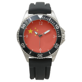 Chinese vlag (China) Horloge