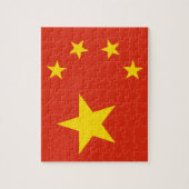 Chinese vlag (China) Legpuzzel (Verticaal)
