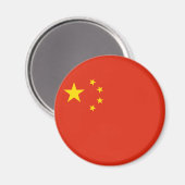 Chinese vlag (China) Magneet (Voorkant / Achterkant)